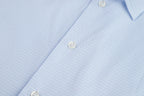 Light Blue Long Sleeve Casual Japanese Simple Men's Shirt