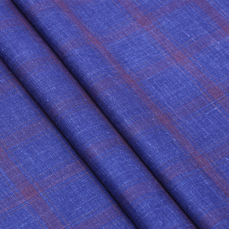 Linen Mulberry Silk Worsted Wool Summer Suit Fabric Men's Wool Hemp Silk Fabric