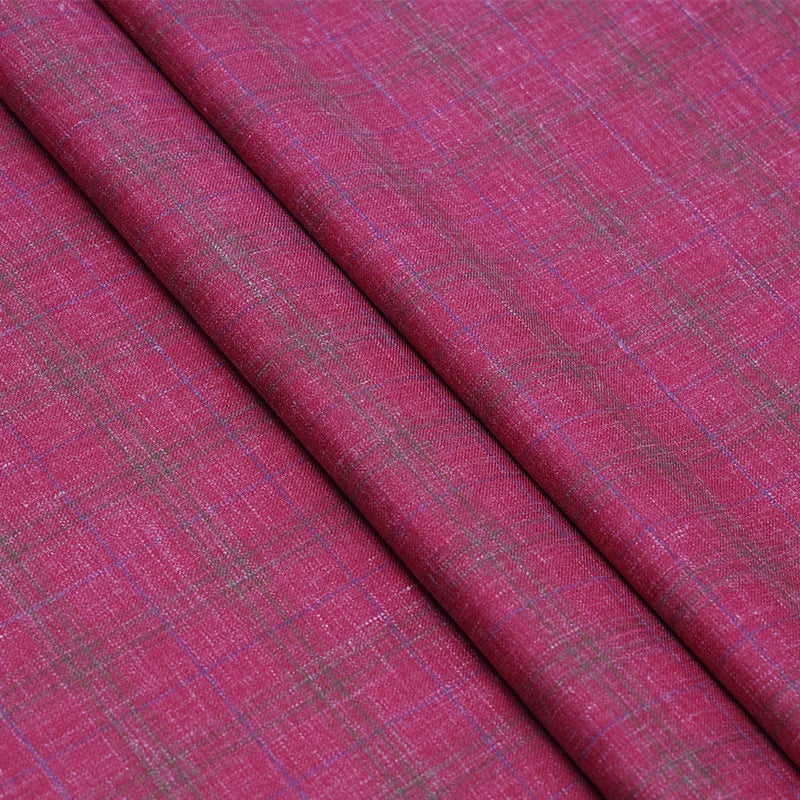 Linen Mulberry Silk Worsted Wool Summer Suit Fabric Men's Wool Hemp Silk Fabric
