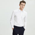 Long Sleeve Autumn Thin Business Professional Dress White Shirt Men