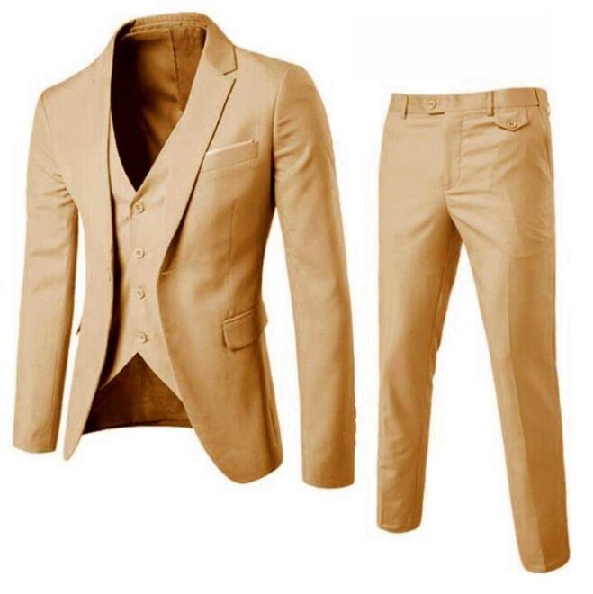 Men Wedding 2 Pieces Suit 3 Set Blazers Full Luxury Coat Pants Design Latest Vest Business Tailor Make suit Jacket Trousers