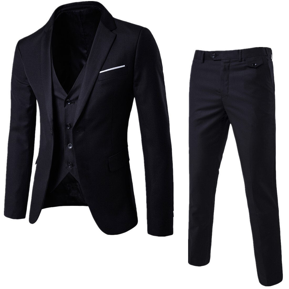 Men Wedding 2 Pieces Suit 3 Set Blazers Full Luxury Coat Pants Design Latest Vest Business Tailor Make suit Jacket Trousers