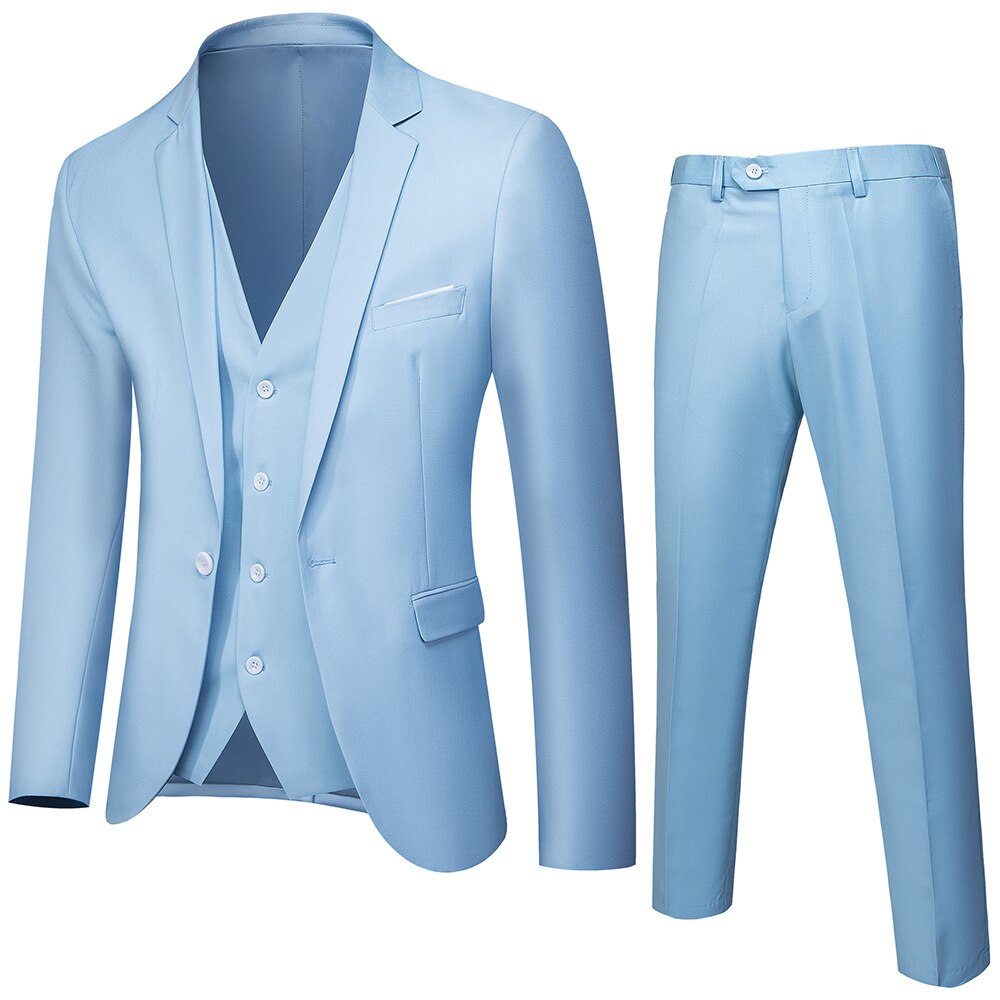Men Wedding 2 Pieces Suit 3 Set Blazers Full Luxury Coat Pants Design Latest Vest Business Tailor Make suit Jacket Trousers