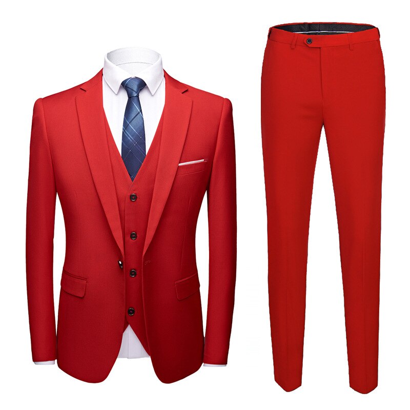 Men Wedding 2 Pieces Suit 3 Set Blazers Full Luxury Coat Pants Design Latest Vest Business Tailor Make suit Jacket Trousers