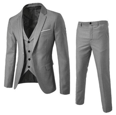 Men Wedding 2 Pieces Suit 3 Set Blazers Full Luxury Coat Pants Design Latest Vest Business Tailor Make suit Jacket Trousers