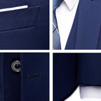 Men Wedding 2 Pieces Suit 3 Set Blazers Full Luxury Coat Pants Design Latest Vest Business Tailor Make suit Jacket Trousers