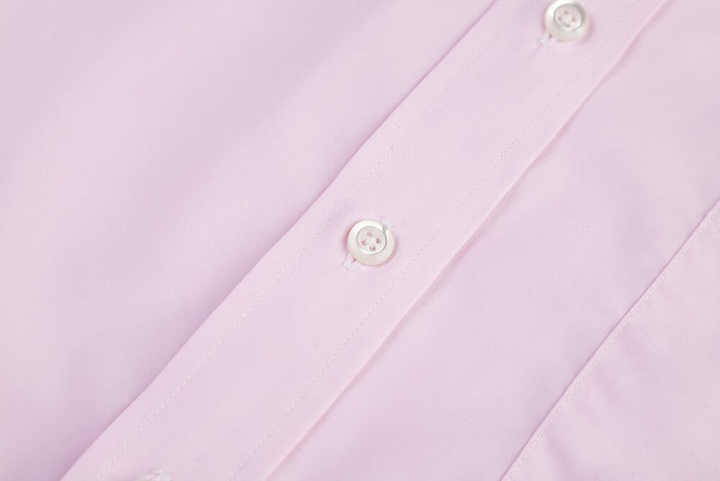 Men's Autumn Long Sleeve Fashionable Business Pink Shirt