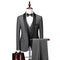 Men's Business Leisure Wedding Party Single Breasted 3-piece Groom Set Suit