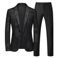 Men's Business Slim Fit Set Two Piece Fashion Men's Ball Suit