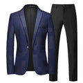 Men's Business Slim Fit Set Two Piece Fashion Men's Ball Suit