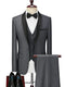Men's Formal Slim Fitting Tuxedo Groom's Wedding Dinner Suit High-quality Set