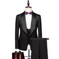 Men's Formal Wear Light Luxury Single Breasted Suit Three Piece Set Men's Solid Color Casual Business Suit