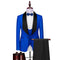 Men's Formal Wear Light Luxury Single Breasted Suit Three Piece Set Men's Solid Color Casual Business Suit