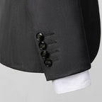 Men's Grey Business Casual Suit Formal Occasion High Quality Grey Banquet Prom Dress Set