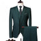 Men's Grey Business Casual Suit Formal Occasion High Quality Grey Banquet Prom Dress Set