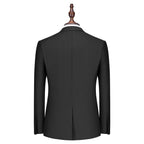 Men's High Quality Set Casual Slim Fit Design Business Formal 2-piece Set