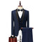 Men's Set New Suit 3-piece Set Formal Elegant Business Wedding Evening Party Dress Set