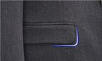 Men's Slim Fit Dinner Business Office Set Groom Wedding Dress Set  Groomsman