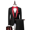 Men's Slim Fitting Suit Wedding Groom Suit Banquet Formal Tuxedo Men's Office Suit