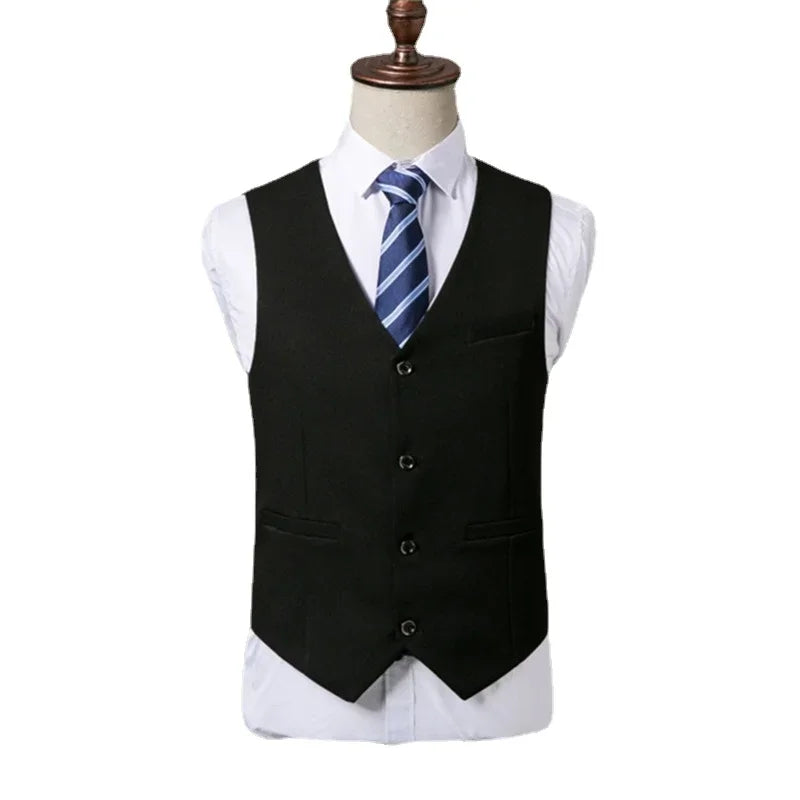 Men's Suit Fashion Chinese Retro Wedding Groom Set Standing Collar Classic Men's Suit Coat Pants