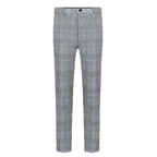 Men's Suit Vest Pants Boutique Fashion Classic Plaid Men's Office Suit Groom's Wedding Dress