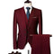 Men's Suit Wedding Banquet Elegant and Luxurious 3-piece Business Formal Suit