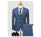 Men's Three Piece Suit Autumn Professional Formal Suit Plaid Bridegroom's Wedding Dress Business Customized Suit