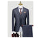 Men's Three Piece Suit Autumn Professional Formal Suit Plaid Bridegroom's Wedding Dress Business Customized Suit