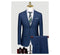 Men's Three Piece Suit Autumn Professional Formal Suit Plaid Bridegroom's Wedding Dress Business Customized Suit