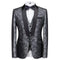 Men's Tuxedo Casual Slim Fitting 3-piece Formal Tight Fitting Shawl Suit Men's Wedding Banquet Dress