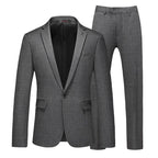 Men's Wedding Set Single Breasted Fashion Wedding Business Entertainment Men's Set
