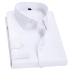 Men's White Short Sleeved Breathable and Comfortable Shirt Summer Office Work Suit Professional Shirt