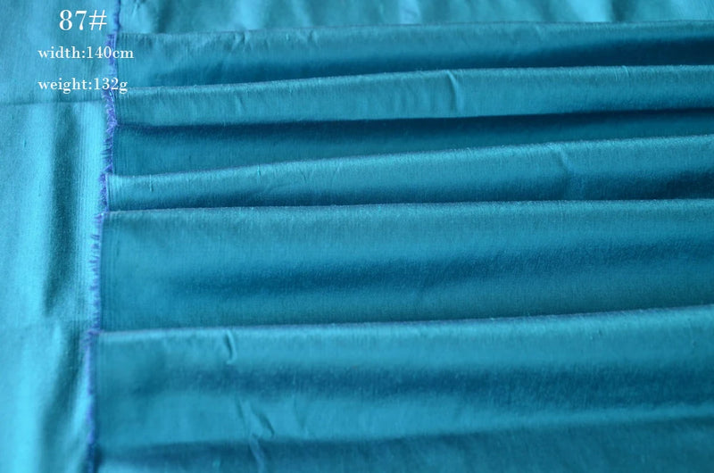 Multicolor Silk Blue Type Color Thai Dupion Silk Thai Raw Silk Double Palace Fabric Mulberry Silk Cloth Straight Skeleton Silk