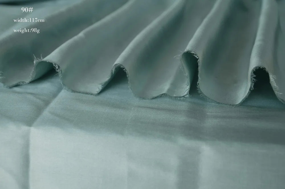 Multicolor Silk Blue Type Color Thai Dupion Silk Thai Raw Silk Double Palace Fabric Mulberry Silk Cloth Straight Skeleton Silk