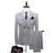 New Light Luxury Fashion Men's Wedding Groom Set Business 3-piece Set New Formal Korean Slim Fit Set Tailcoat Men's Set