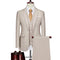 New Men's Casual Slim Fit One Button Solid Color Business Wedding Dress 3 Piece Set Suit Coat Pants Tank Top