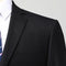 New Men's Gentleman Fashion Business Solid Color Wool Wedding Work Suit 2-piece Set