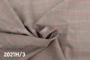 New Product Worsted Autumn and Winter Plaid Beautiful Slave Men's and Women's Clothing Set Fashion Blended Wool Suit Fabric