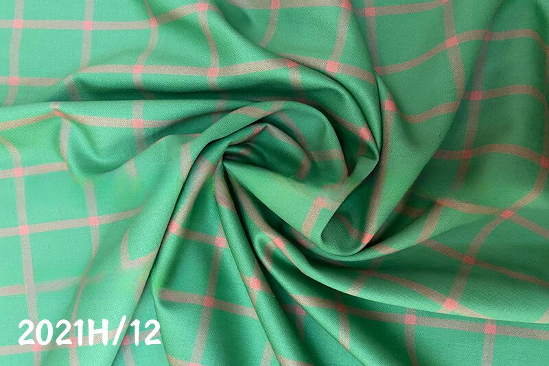 New Product Worsted Autumn and Winter Plaid Beautiful Slave Men's and Women's Clothing Set Fashion Blended Wool Suit Fabric