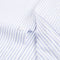 New Summer Business Professional Workwear White Solid Men's Stripe Plus Size Customized Long Sleeve Shirt