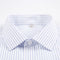 New Summer Business Professional Workwear White Solid Men's Stripe Plus Size Customized Long Sleeve Shirt