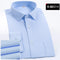 New Summer Business Professional Workwear White Solid Men's Stripe Plus Size Customized Long Sleeve Shirt