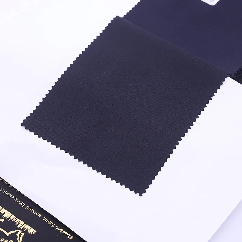 New Summer Fabric Worn Wool Suit Pure Wool Fabric Wool Men's Suit Set