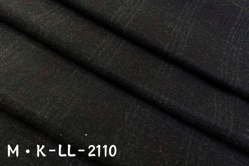 New Woolen Textile Fabric Autumn and Winter Full Wool Plaid Double-sided Cashmere Men's and Women's Clothing Set Wool