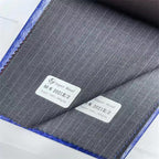 New Worsted Autumn and Winter Striped Wool Suit Fabric, Seasonal Men's and Women's Suit Fabric