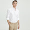 Oxford Spinning Blue Short Sleeve Casual Japanese Simple Men's Shirt