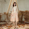 Retro High-end Temperament Heavy Work Pink Coat Gentle French Mid Length Style Dress for Women