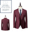 Customized 3-piece Luxury Office Set for Men's Wedding Prom Dress Suit Coat Business Set