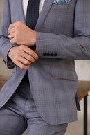 Shenzhen Tailor-made High-quality Wool Cashmere Business Casual Color Matching Suit Groom Wedding Dress Three-piece Suit
