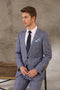 Shenzhen Tailor-made High-quality Wool Cashmere Business Casual Color Matching Suit Groom Wedding Dress Three-piece Suit